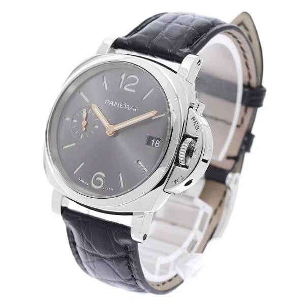 Panerai — Officine Panerai Luminor Due PAM01247 38mm SS Gray Dial Automatic Watch #C2774