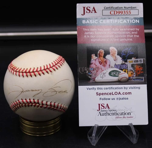 Sammy Sosa Signed Rawlings ONL Baseball Coleman Cubs Autograph JSA COA D12880