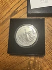 2011 P America The Beautiful Five (5) Ounce Silver Gettysburg Coin.  Box and COA