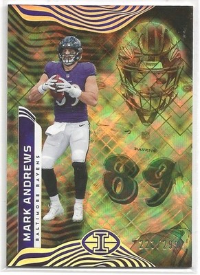 2022 Panini Illusions Football Mark Andrews #8 Yellow Diamond Parallel 223/299 