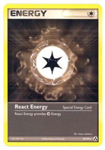 React Energy - 82/92 - Uncommon - Near Mint - EX Legend Maker