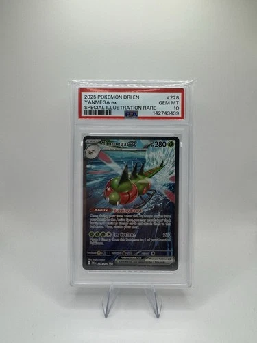 2025 Pokemon Yanmega ex SIR Destined Rivals 228/182 PSA 10 GEM MINT