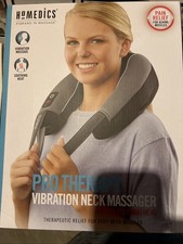 Homedics Pro Therapy Vibration Neck Massager with Heat NMSQ-217HJ