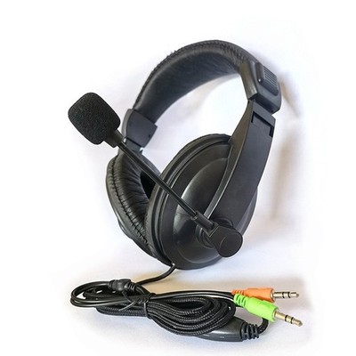 ABS Construction Wired Gaming Headset for PC Laptop and Console Use 19x17x9cm
