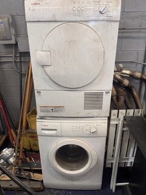 Bosch Axis One Front Load Stackable Washer and Dryer