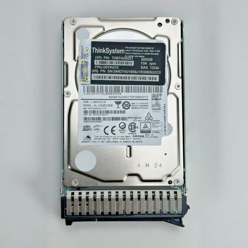 LENOVO 300GB ThinkSystem 00YK010 7XB7A00021 15K 2.5" SAS 12Gb TS 512e Server HDD - Image 4 of 4