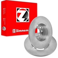 2X Zimmermann Coat Z Bremsscheiben 253Mm Voll Hinten Passend FÜR Skoda Octavia