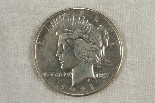 NobleSpirit Excellent 1921 Silver Peace Dollar XF Extremely Fine