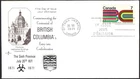 🍁Canada   #552   "B.C. CENTENNIAL"     Fine Used   1971   Rosecraft Cover