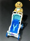 Vtg Barbie Posh Pets Dog Figure Golden Retriever Spaniel Blonde