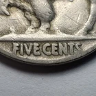 1935 5c Indian Head Buffalo Nickel - Mint Error DDR Double Die Reverse - Z5784