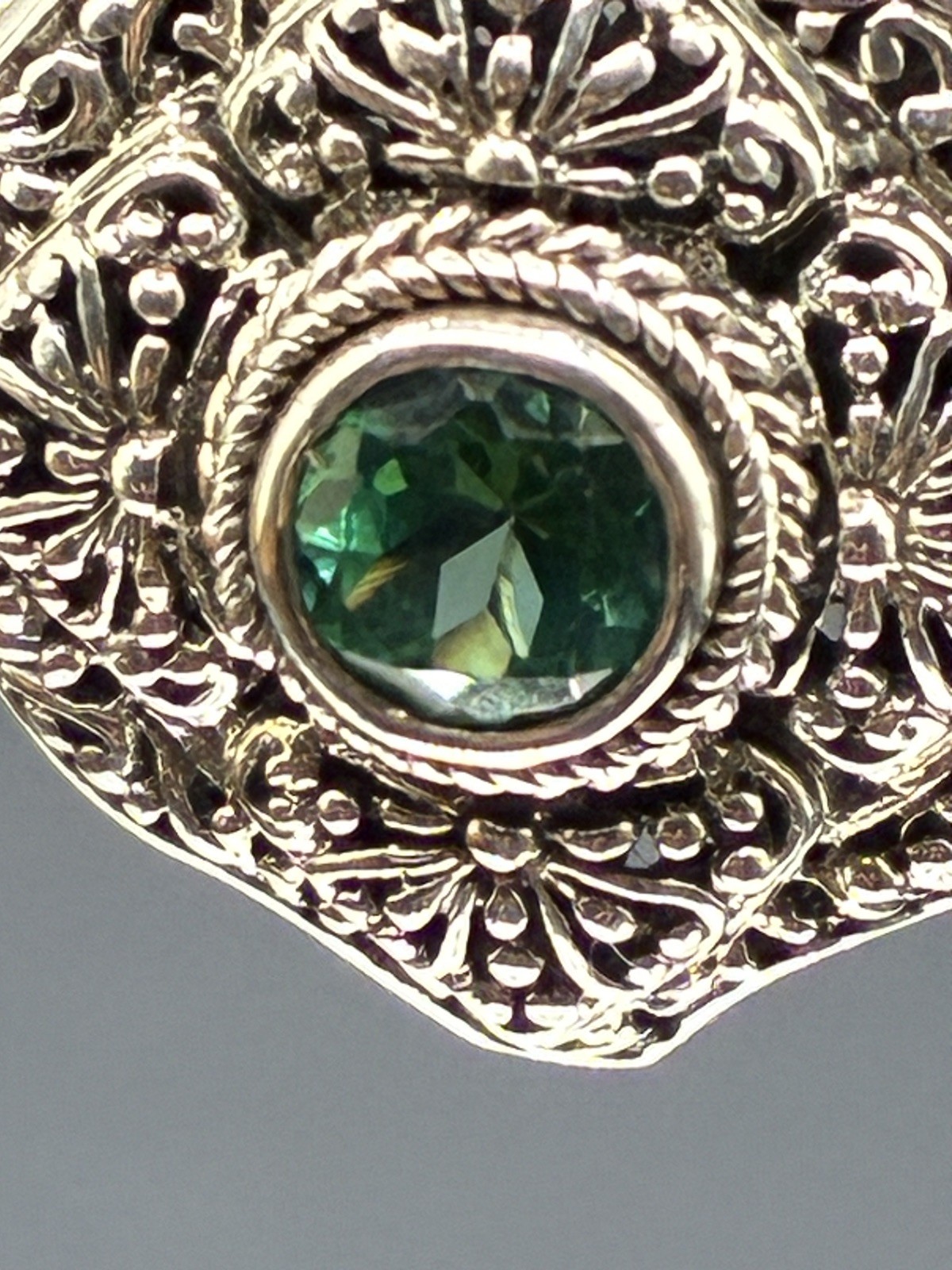 Sarda Bali Hai Mystic Topaz 925 Sterling Silver Slide Pendant