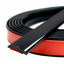 Pacixu Universal Glossy Black Body Side Molding W2inch L20feet