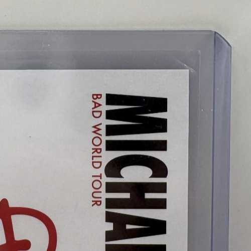 2025 Keepsake Michael Jackson Bad World Tour Premiere /17 GOLD