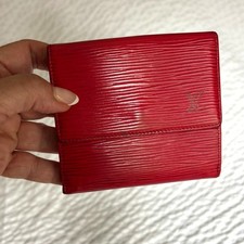 Las mejores ofertas en Cartera envolvente Rojo Louis Vuitton