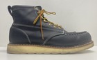 Ever Boots Weldor Moc Toe Black Leather Work Boots Men's Size 13 EE Wide — photo 3