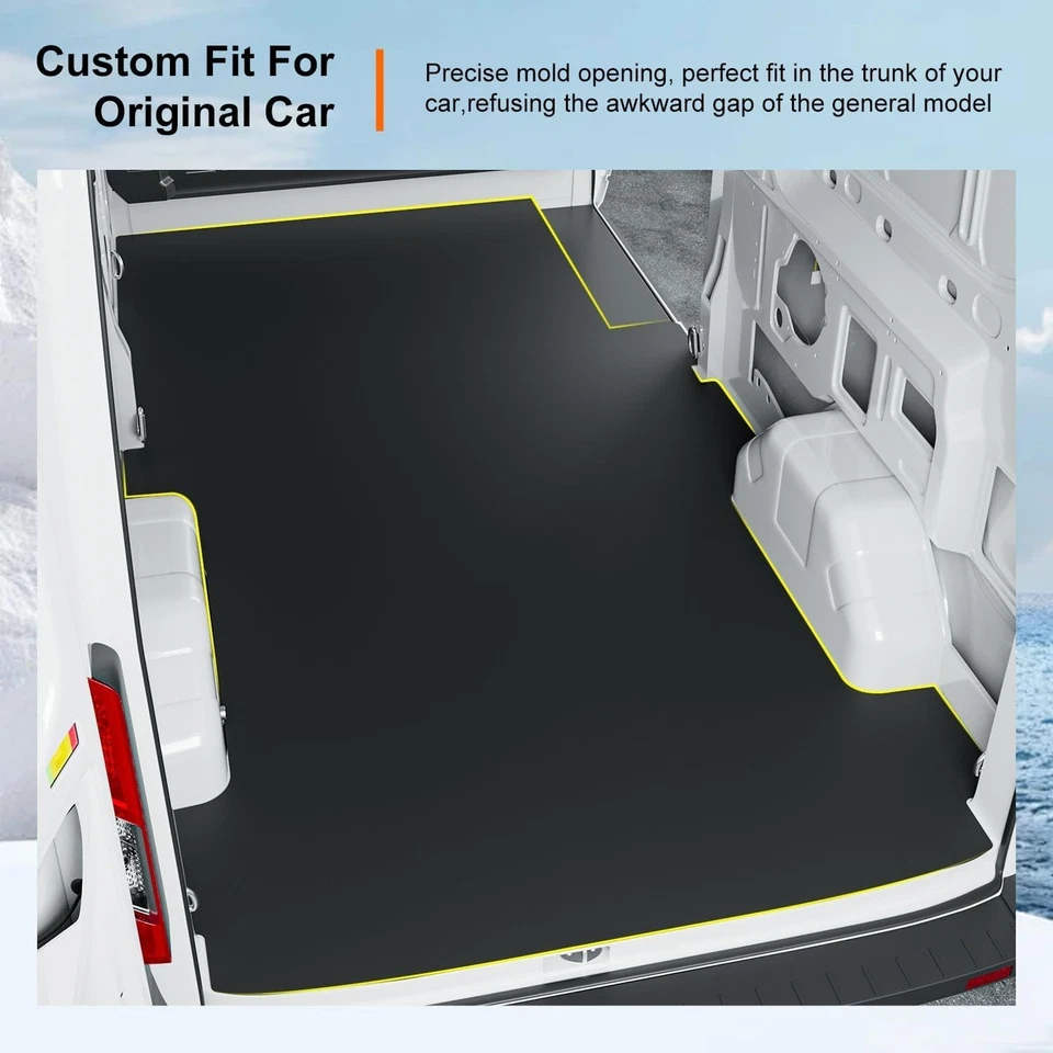 For 2015-2025 Ford Transit Cargo Mat Trunk Mat Long Series Vans Cargo Liner - Image 2 of 4