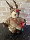 Muffy Vanderbear Nabco Teddy Bear Red Nose Reinbear Christmas 1996 Reindeer