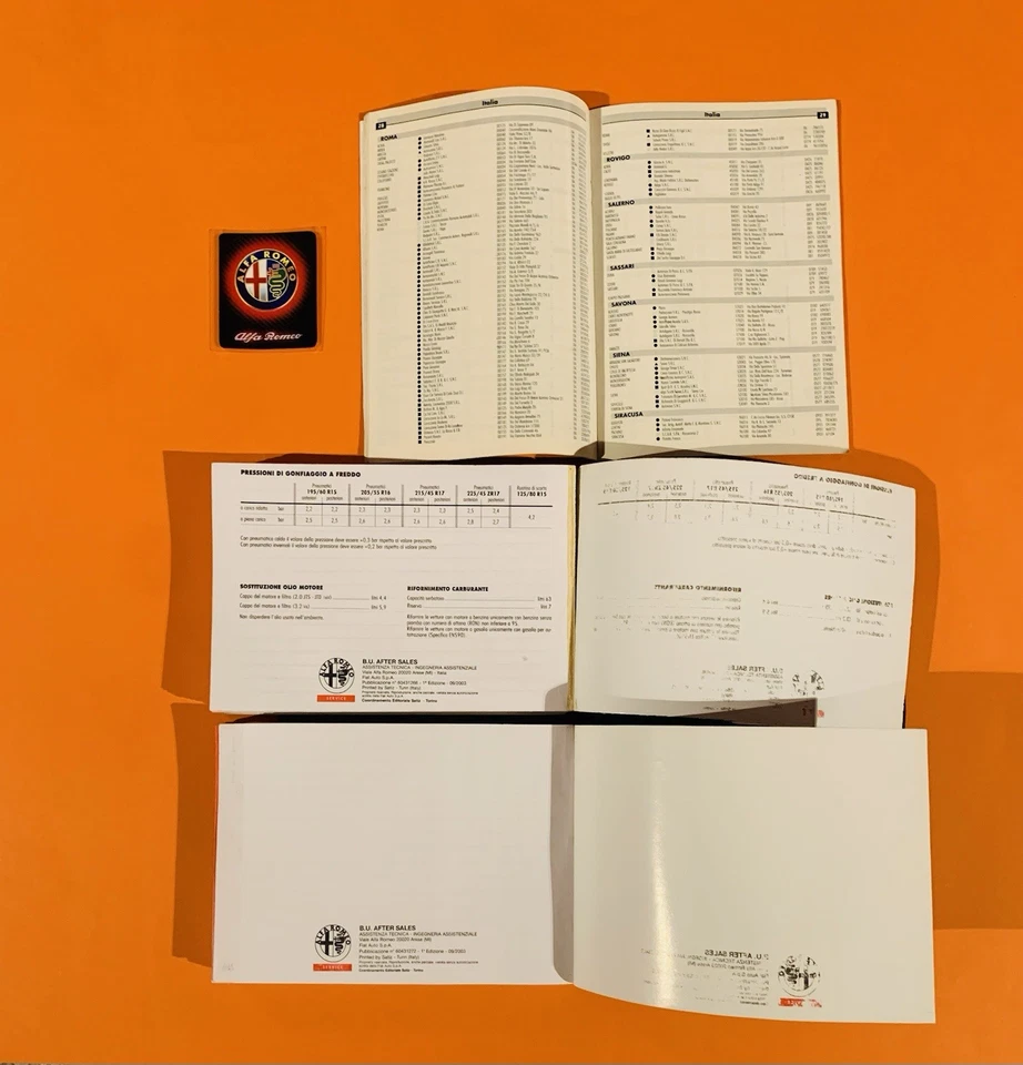 Alfa Romeo GT Coupe Libretto Uso E Manutenzione/service/connect Nav - Immagine 4 di 4