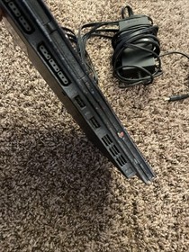 Sony PlayStation 2 Slim PS2 Black Console W Power supply Tested Working