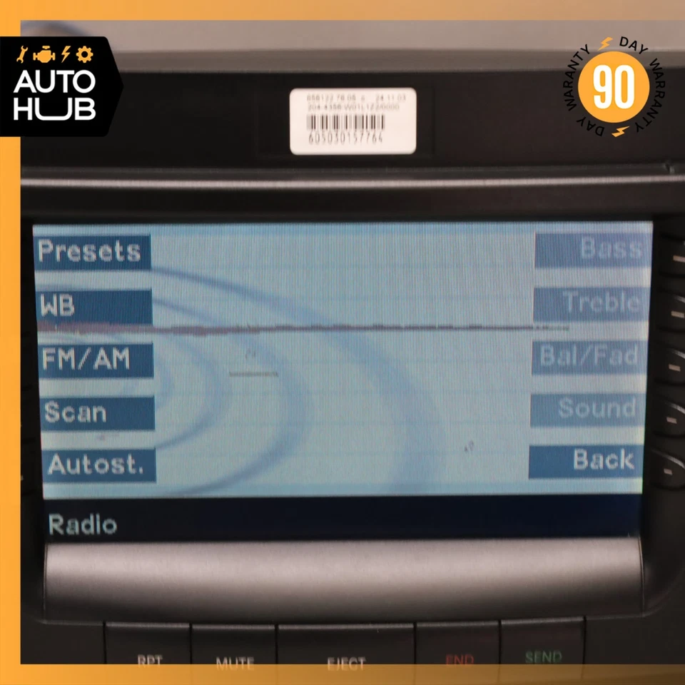 04-06 Mercedes W215 CL500 S430 навигационный командный командный головной блок GPS CD OEM - Изображение 3 из 4