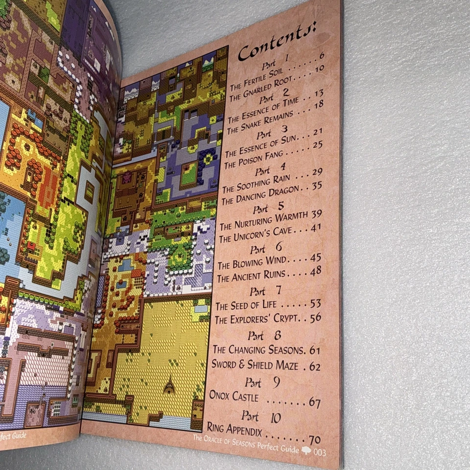 Legend of Zelda Oracle of Seasons & Ages Versus Books Strategy Guide +poster Vgc - Image 4 of 4