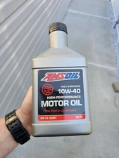 1 Quart Amsoil Synthetic Motor Oil 10W-40 Brand New