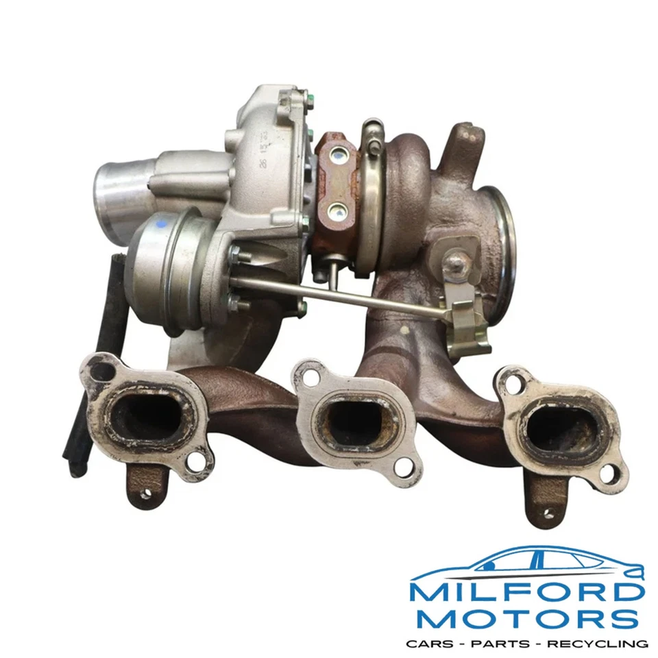 Colector turbocompresor lateral derecho compatible con Maserati Ghibli 2016 sedán 3,0 L Foto 3 de 4