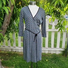Ann Taylor LOFT Long Sleeve Faux Wrap Dress Size 4P NWT