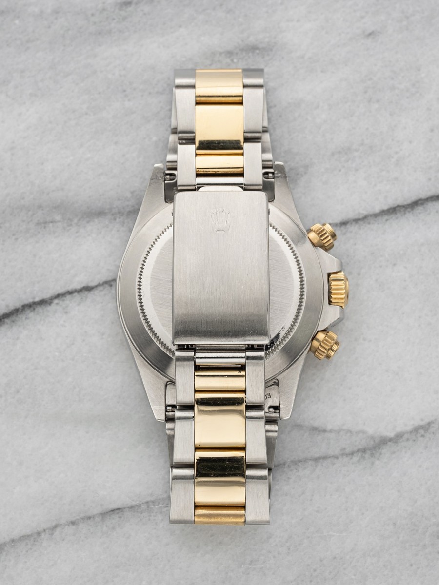 Vintage 1989 Rolex Daytona Zenith 16523 Two-Tone Auto White Dial