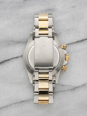 Vintage 1989 Rolex Daytona Zenith 16523 Two-Tone Auto White Dial