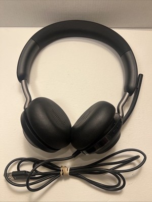 Jabra GN Evolve2 40 SE USB-C, UC Stereo Wired Corded Headset VersionA Unused