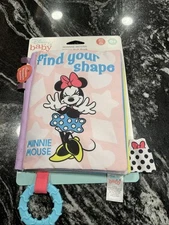 "Minnie Mouse Find Your Shape Soft Book" (Crinkle/Teethers/Tactile) ~Disney Baby