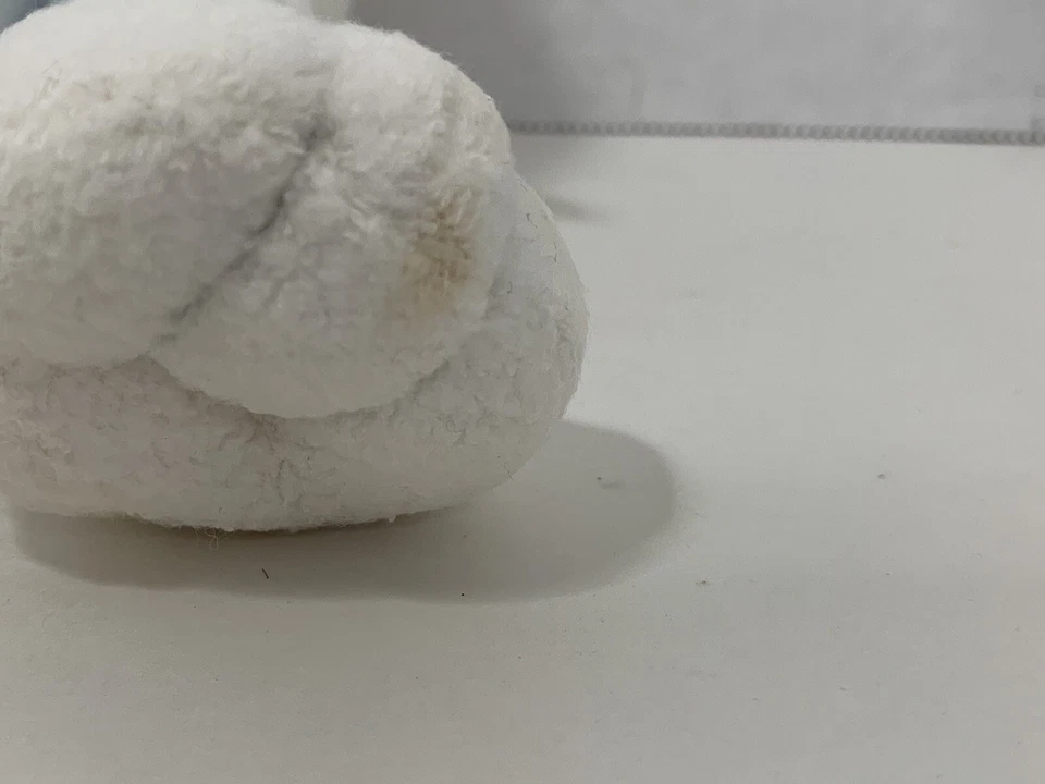 Kids II 2 prayer praying white blue puppy dog polka dot bow SPOTS NO SOUND - Image 2 of 4