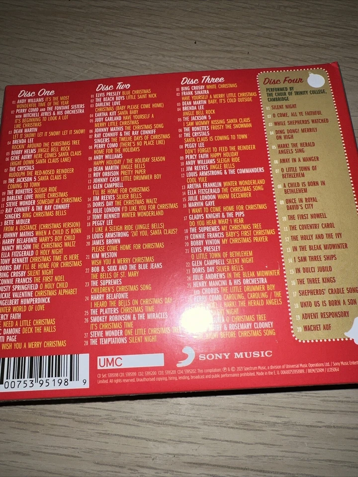 The Cosiest Christmas Album in the World... Ever! CD NEW SEALED 4 Disc 2021 - Image 2 of 2