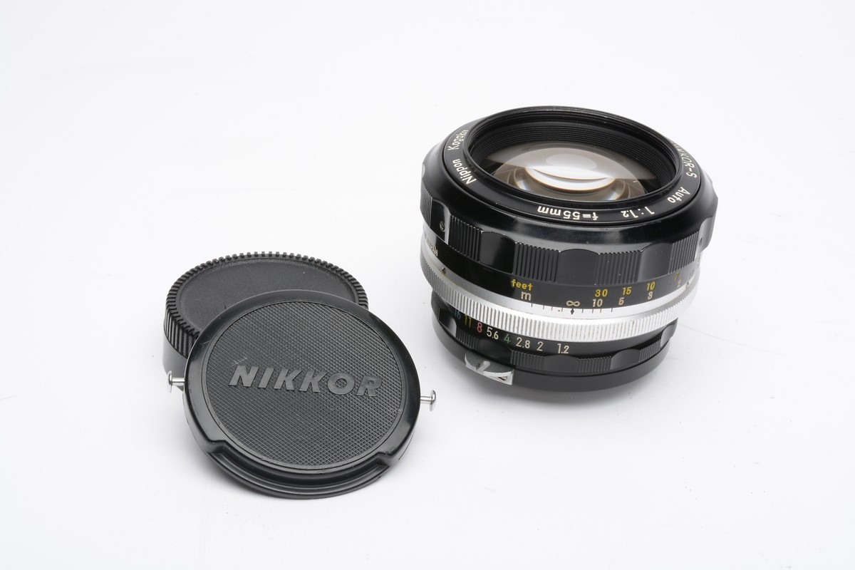 ニコン Nikon Nikkor-s Non-AI 55mm 1.2 #2186 Nikon 55mm f1.2 Nikkor-S Non-AI Lens | Blue Moon Camera