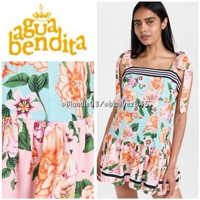 Agua Bendita Joaquina Mini Dress M | eBay