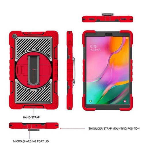 Robuste Stand Hard Case Hülle für Samsung Tab A7 A8 A9 S6 S7 S8 S9 FE Plus S10 - Bild 61 von 73