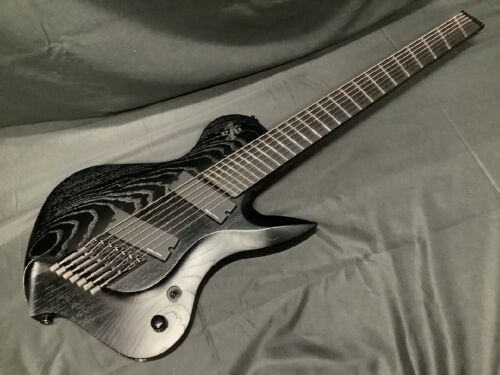 Used Strictly 7 Guitars Raven HL JS7F Black MIJ 7String Ebony FB 3.15kg W/OGB - Picture 1 of 11