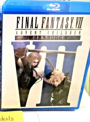 Sealed New Genuine Original Final Fantasy 7 VII Advent Children Blu Ray Complete