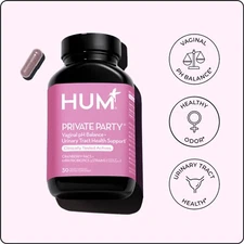 HUM Private Party - Vaginal Probiotics for Women's Health, pH Balance