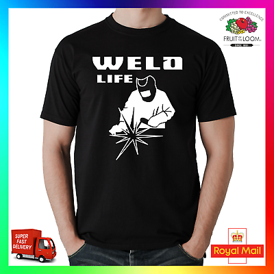 Weld Life T-Shirt Tshirt Tee Welder Welding Arc Manarc Tig Mig Oxy ...