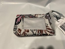 Vera Bradley Ultralight Zip ID Case and Lanyard Sun Washed Tropical MSRP 49