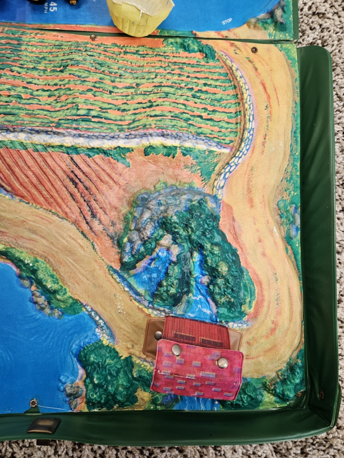 1970 Lesney Matchbox Country Playset Plastic Vinyl Case Sears Roebuck