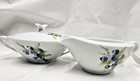 Vintage Noritake  China Cream and Sugar Set  Savoy 5825 with Blue Berries