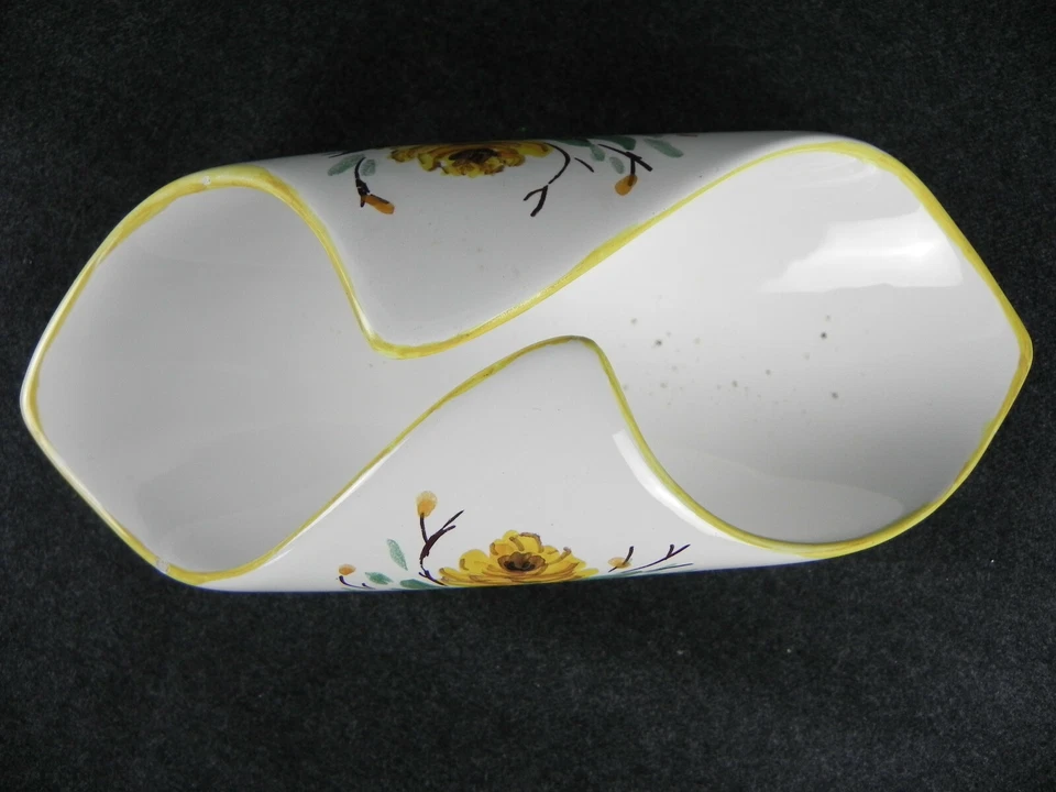 Portatovaglioli in ceramica Porcellana Dipinto a mano Artigianale Dipinto a mano - Immagine 3 di 4