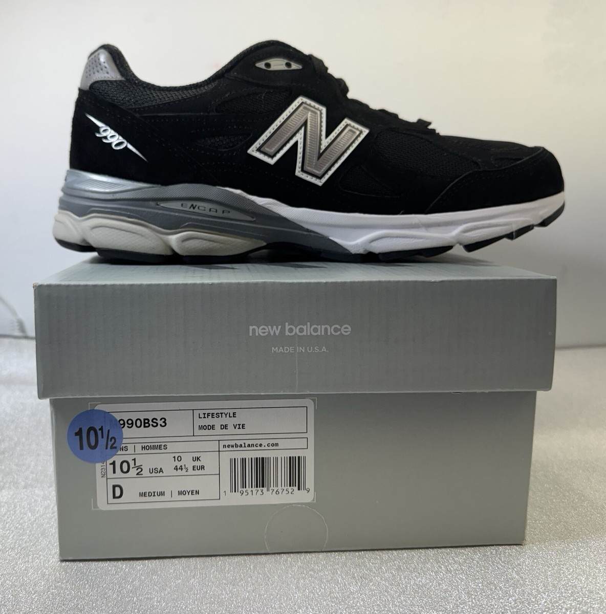 ニューバランス★New Balacne★Made in USA 990v3★M990BS3★ NEW BALANCE 990v3 MADE IN USA M990BS3 Men's Shoes Size 10.5D