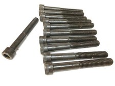 UNBRANDED 3/8-16 x 3" Hex Cap Screws Black Oxide [ LOT of 11 ]