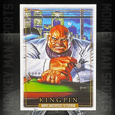 2024 Marvel Masterpieces '92 PLATINUM - Kingpin - #43 LEATHER MINT