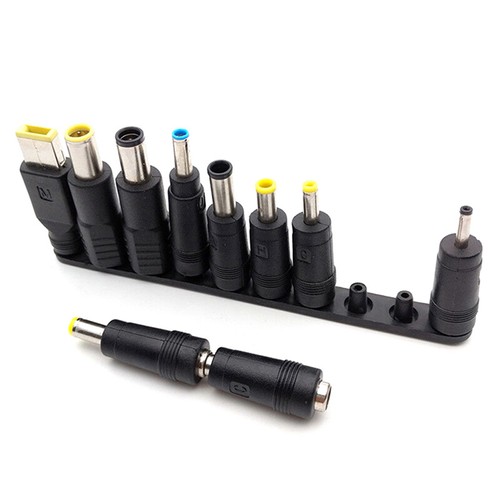 Tips Universal Jack DC 5.5x2.1mm Connectors Charger Converters Laptop Adap j BI - Afbeelding 4 van 9